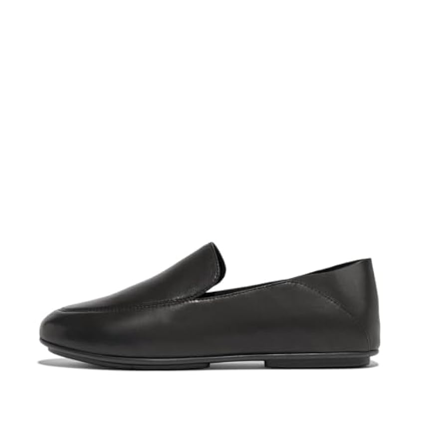 Fitflop Allegro Crush-Back Leather Loafers, Mocasín Pla