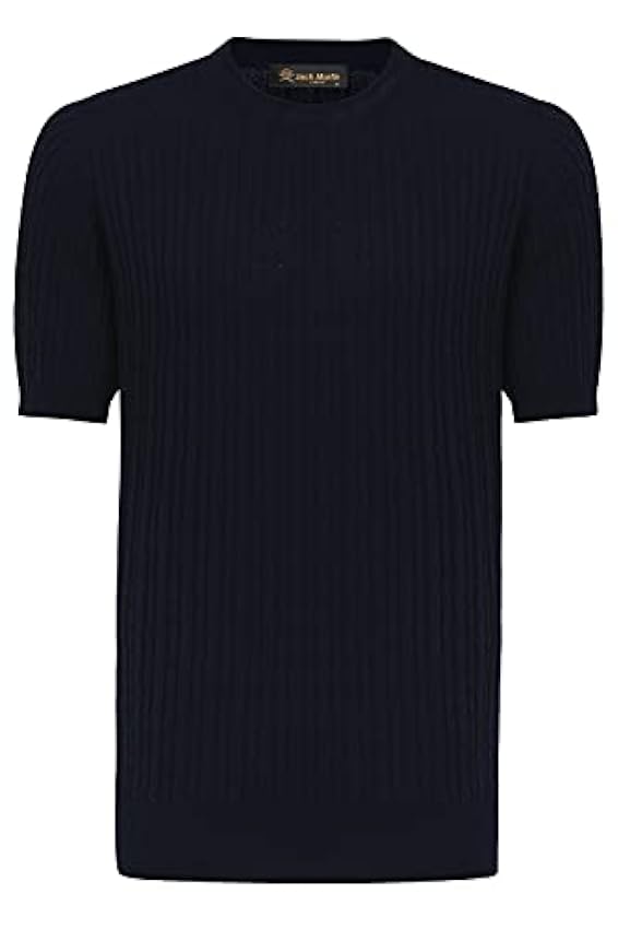 Jack Martin - Camiseta de punto de algodón puro en patr