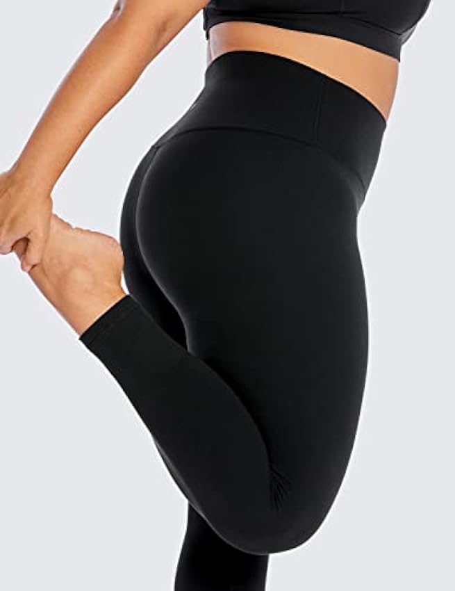 CRZ YOGA Butterluxe Talla Extra Polainas para Mujeres Cintura Alta Ejercicio Yoga Pantalones - 63cm UniD7Osp
