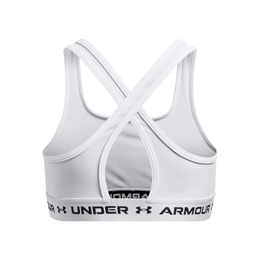 Under Armour Girl´S Crossback Mid-impactsolid Sports Bra Sports Bra wZsBL8OW