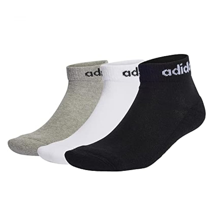 adidas Linear Ankle Cushioned Socks 3 Pairs Calcetines 