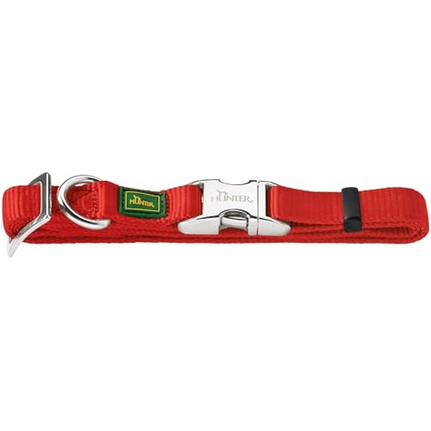 Hunter - Collar Vario Basic con cierre de aluminio XL cuello 45-65 cm rojo 1dHn2SOi