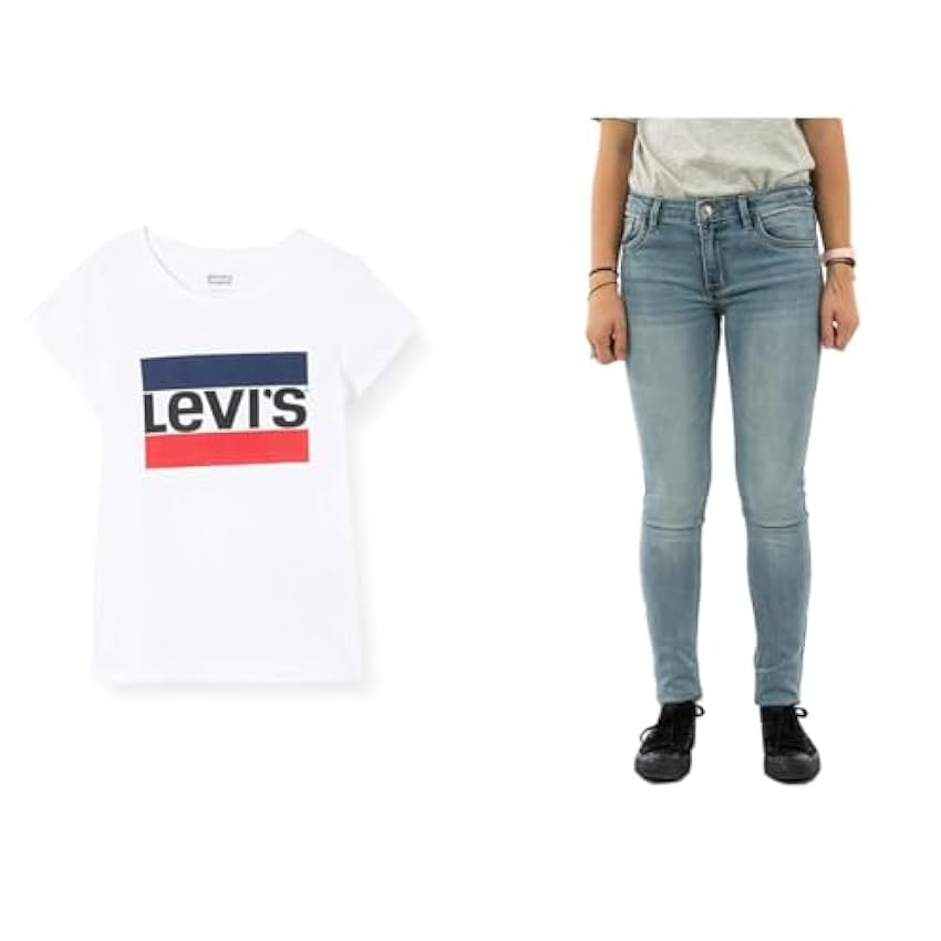 Levi´s Kids LVG Sportswear Logo tee and 710 Super Skinny Jean TGYVF4Q3