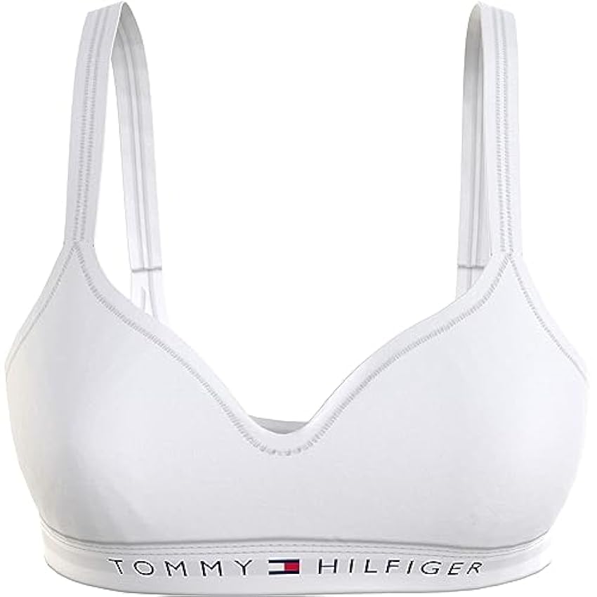 Tommy Hilfiger Mujer Bralette Bralette Lift Stretch, Blanco (White), S traUFzLV