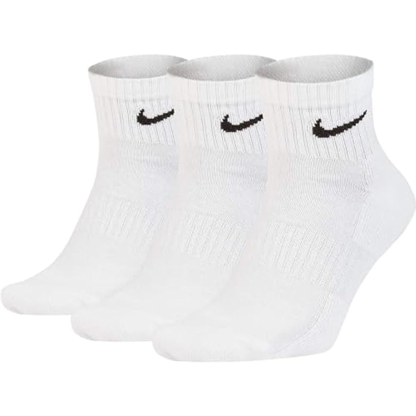 NIKE U Nk Everyday Cush Ankle 3pr Calcetines Hombre (Pa