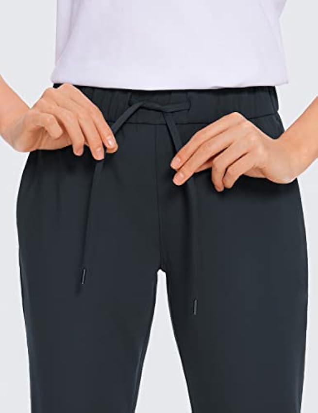 CRZ YOGA Pantalones Casuales Ligeros para Mujer Track Pantalones de Vestir de Yoga con Bolsillos EMEDOfI6
