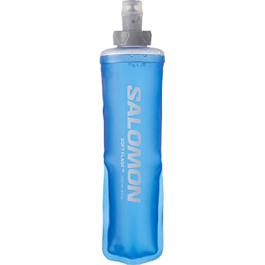 Salomon Soft Flask 250ml/8oz 28 Frasco de Hidratación Suave Unisexo, Comodidad, Válvula de alto flujo, Fácil de usar, Azul GNe4th06