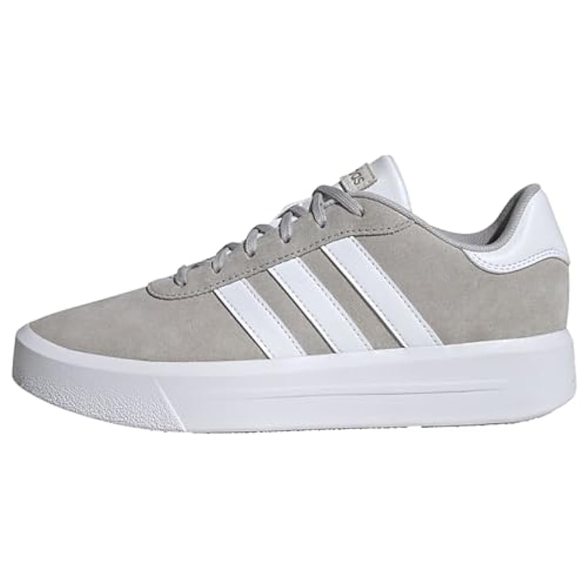 adidas Court Platform Suede, Zapatillas Mujer, Grey Two/FTWR White/FTWR White, 43 EU RPvG3YLy