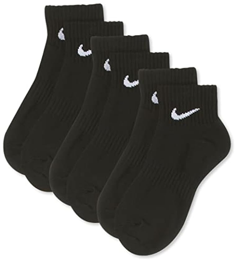 NIKE U Nk Everyday Ltwt Ankle 3pr Calcetines Unisex adulto rKqkr3pW