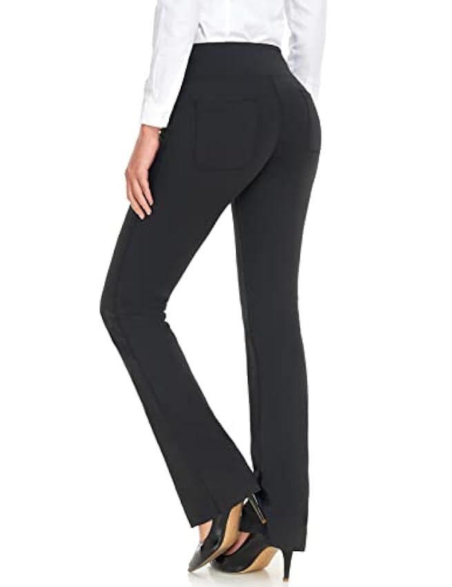 Safort Pantalones de 71 cm / 76 cm / 81 cm / 86 cm para Yoga, Bota Amplia, Tiro Alto/Regular, 4 Bolsillos, UPF50+ w3pLXGUF