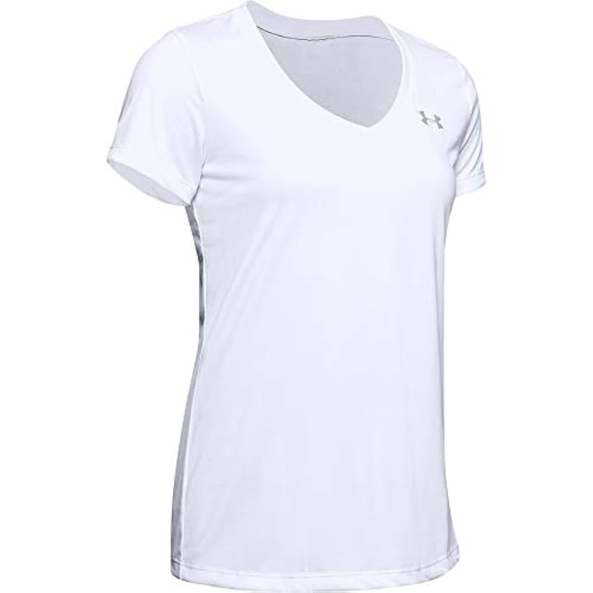 Under Armour Tech Short Sleeve V - Solid Camiseta, Muje