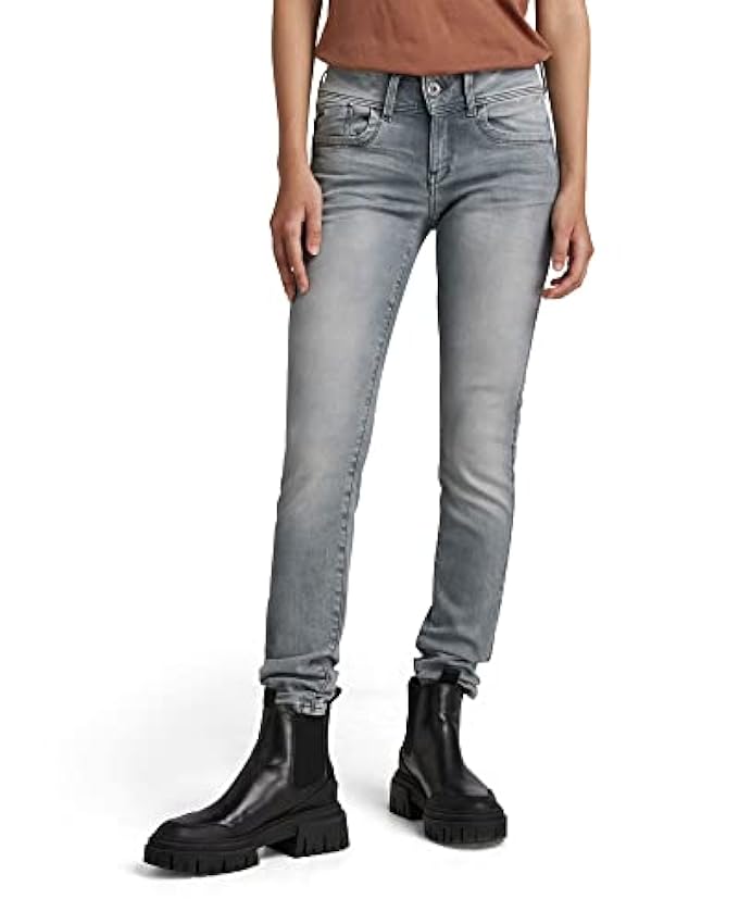 G-STAR RAW Lynn Mid Skinny Jeans Vaqueros para Mujer 6X