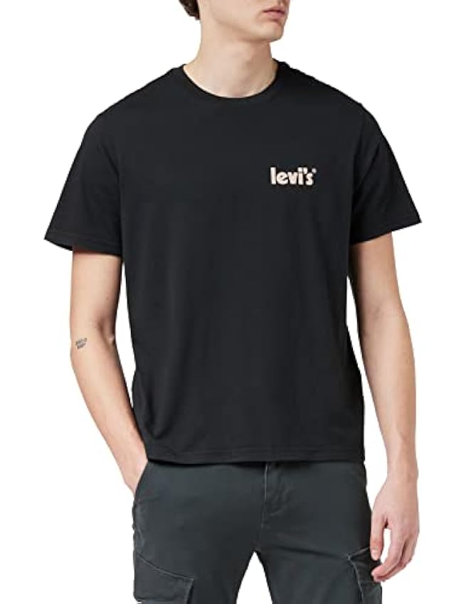 Levi´s Ss Relaxed Fit Tee, Hombre, Poster Intl Cav