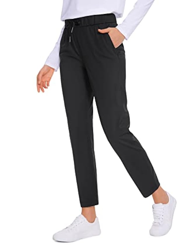 CRZ YOGA - Pantalones Deportivos Casuales con Bolsillo para Mujer -71cm MD6hlZmB