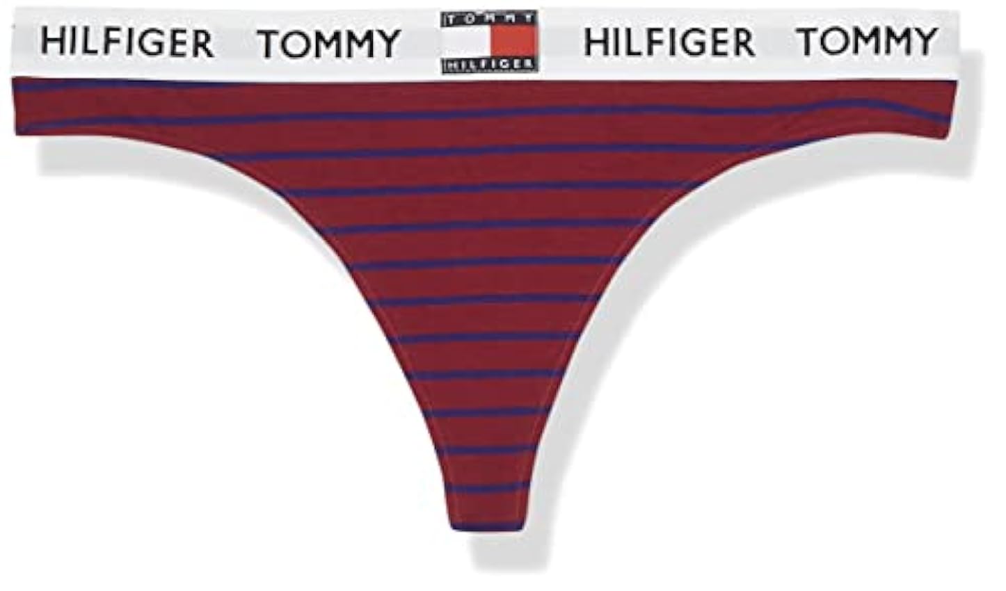 Tommy Hilfiger Thong Print Tanga para Mujer QTdVwace