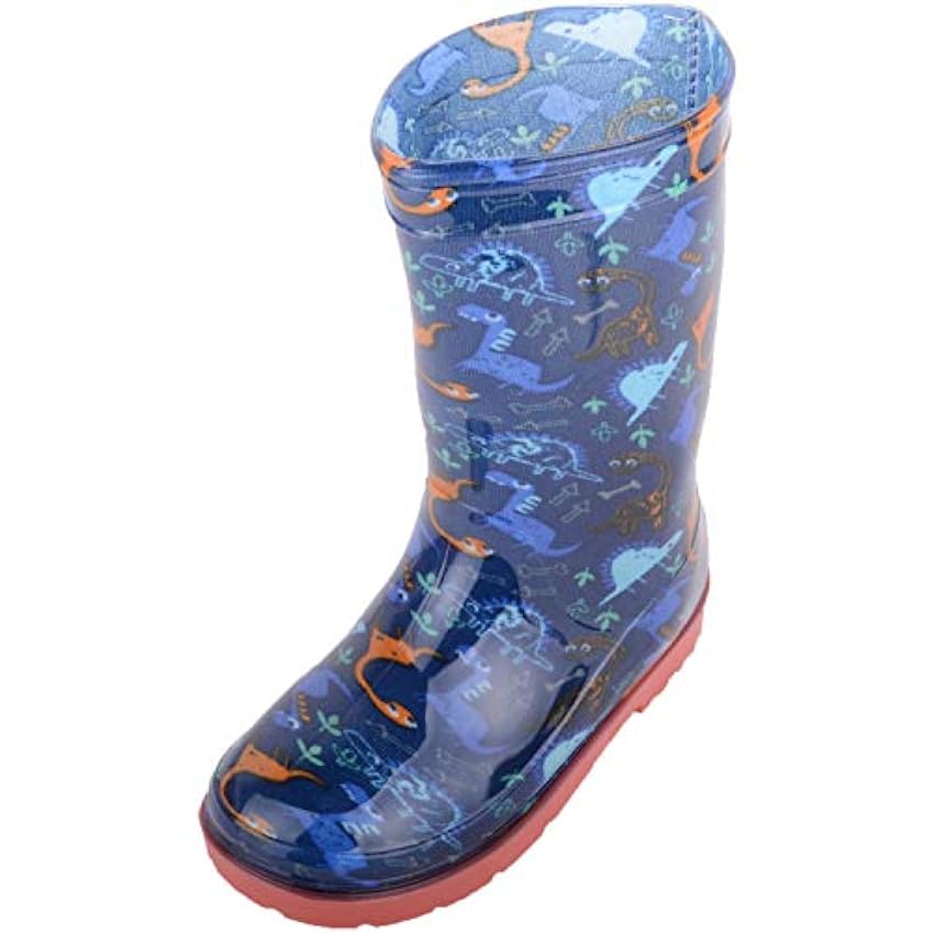 Absolute Footwear Botas de lluvia Wellingtons para niños con diseño de dinosaurios ABhO32ga
