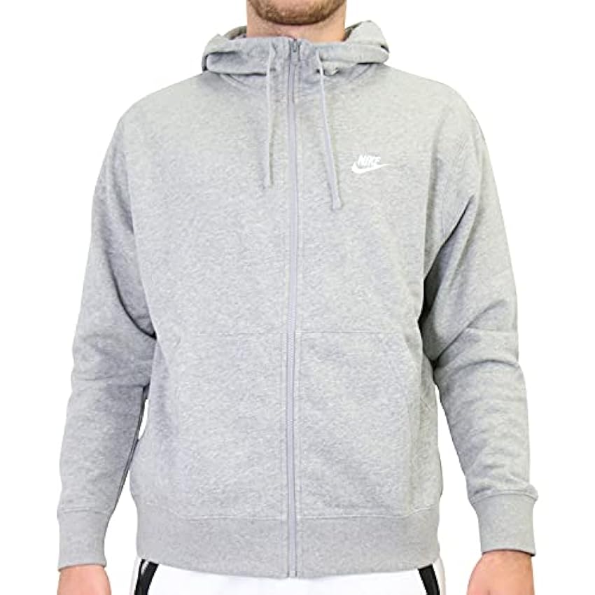 Nike Men´s M NSW Club Hoodie FZ Ft Sweatshirt (Pac