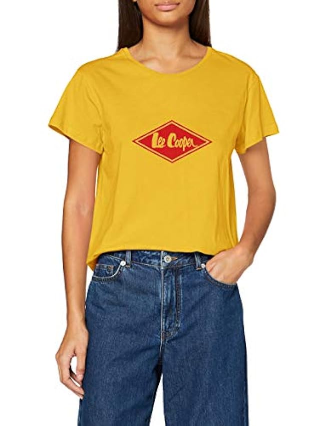 Lee Cooper Diamond Logo tee Camiseta para Mujer 0Bww9v7