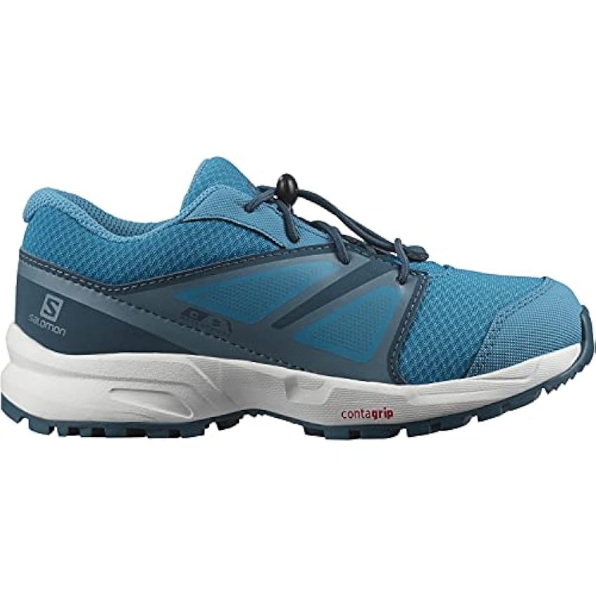 Salomon Sense Climasalomon Waterproof (impermeable) unisex-niños Zapatos de trail running, Azul (Barrier Reef/White/Legion Blue), 26 EU ommn1hnX