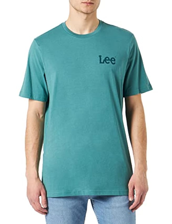 Lee Wobbly Logo tee Camiseta para Hombre aGyUQft6