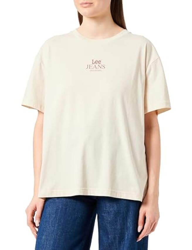 Lee Cuello Redondo Gráfico Camiseta para Mujer DmBlOlvQ