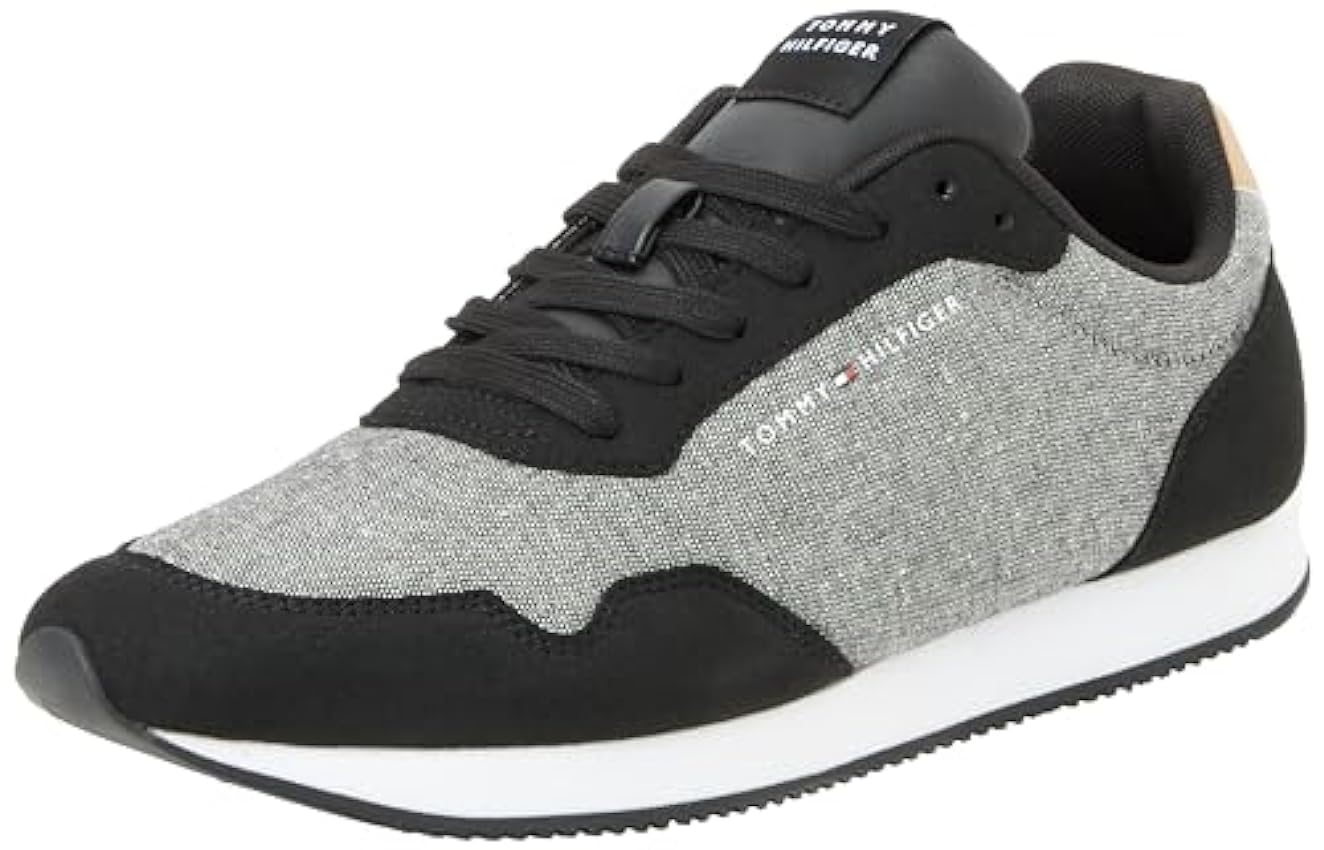 Tommy Hilfiger Lo Runner Mix Chambray, Tenis Hombre Xg9