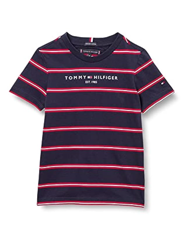 Tommy Hilfiger Essential Stripe tee S/S Camisa para Niñ
