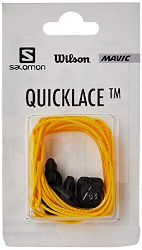 Salomon Quicklace Kit Cordones Negros para Zapatillas, Compatible con Zapatos y Botas de esquí Salomon, Resistentes y Fácil de Usar rttvQKzZ