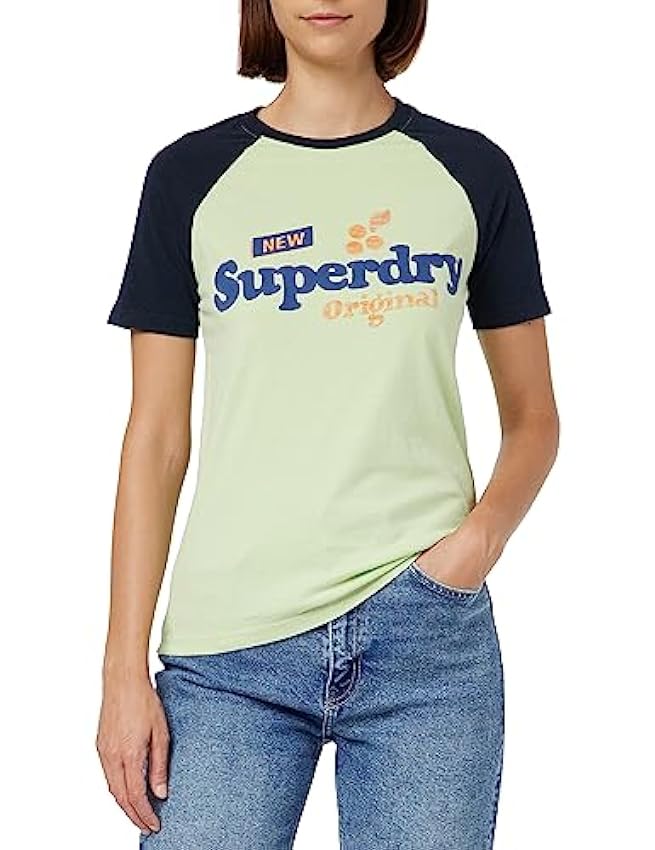 Superdry Vintage Cooper Classic Rgn tee Camisa para Muj