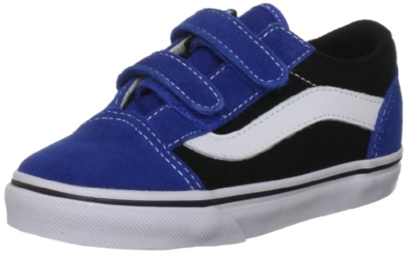 Vans Old Skool V Nautical Blue/Black VD3YNBB - Zapatillas de Ante para niños, Color Azul, Talla 25.5 mV1lS5qC