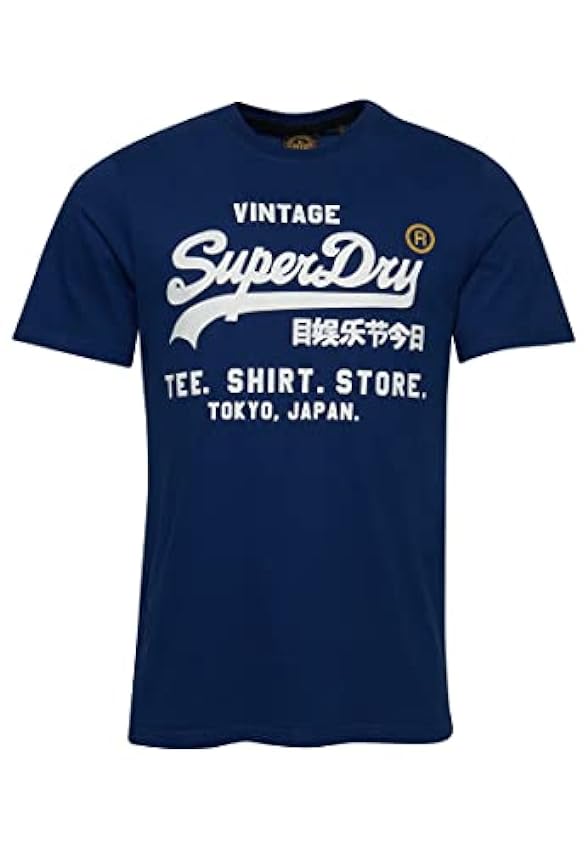 Superdry Camiseta Estampada Camisa para Hombre wmcpZ2y5