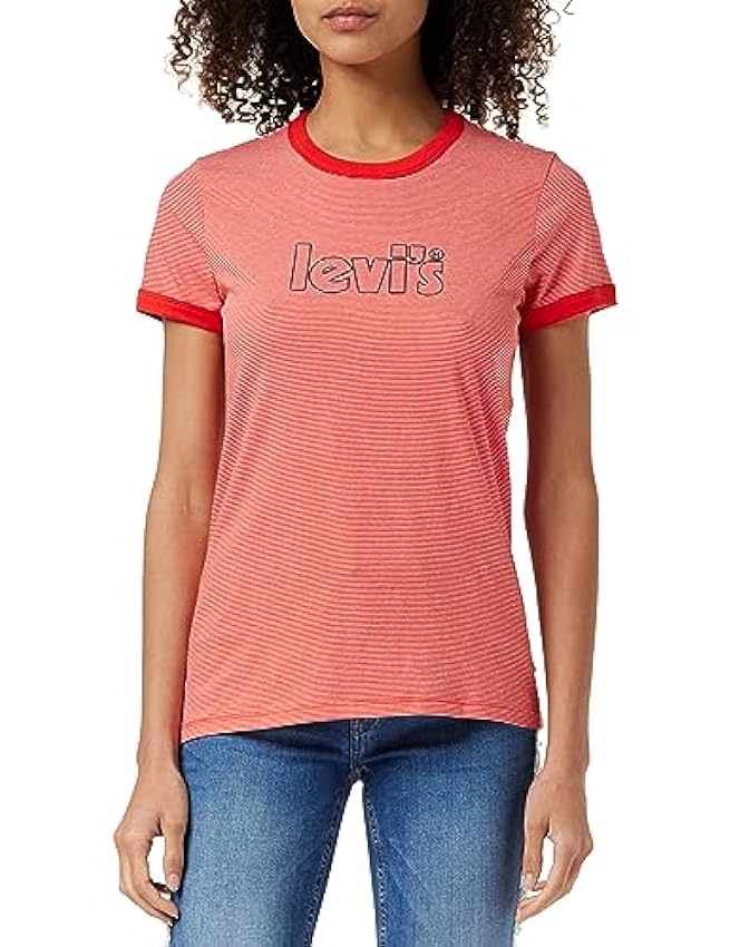 Levi´s Graphic Ringer tee T-Shirt para Mujer zsGbE